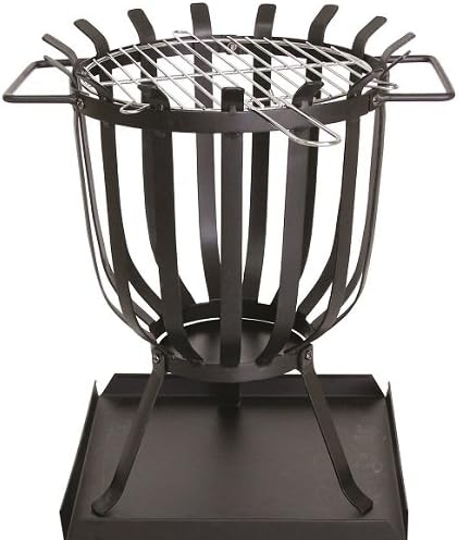 Redwood BB-CH711 Steel Patio Brazier with Barbecue Grill