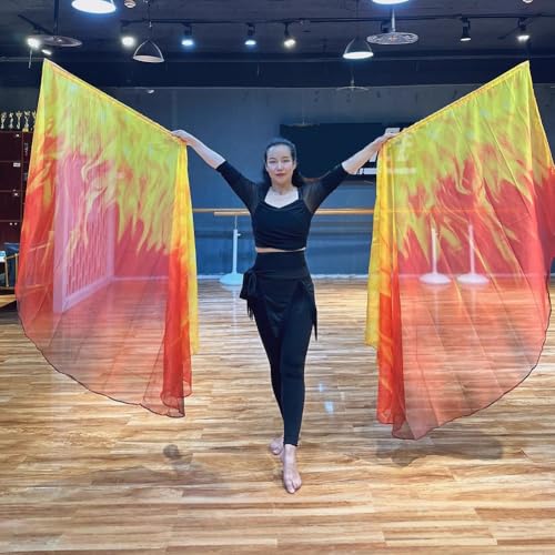 Bandera de Danza de Alabanza con Vara Extensible para Espectáculos 3