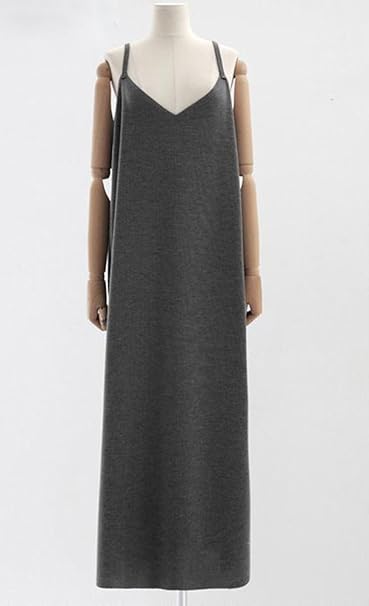 Amazon Co Jp すとんと落ちるシルエットですっきりと着られるワンピvネックスリットロングワンピース Black 服 ファッション小物 Amazon Co Jp すとんと落ちるシルエットですっきりと着られるワンピvネックスリットロングワンピース Black 服 ファッション小物