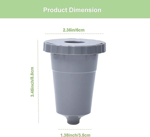 Miniatura 7 de Podoy filtros de café reutilizables compatibles con B30 B40 B50 B60 B70 K10 MINI Plus K15 K4045 K55 K6065 K707579 series 5048 Old Mode gris paquete