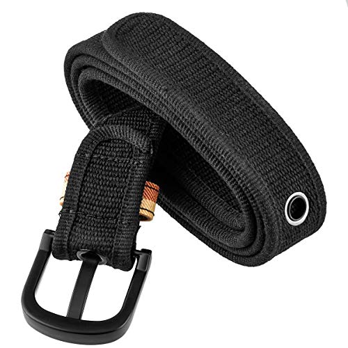 Sportmusies Casual Canvas Belts for Men and Women, Adjustable Webbing Waist Belt2