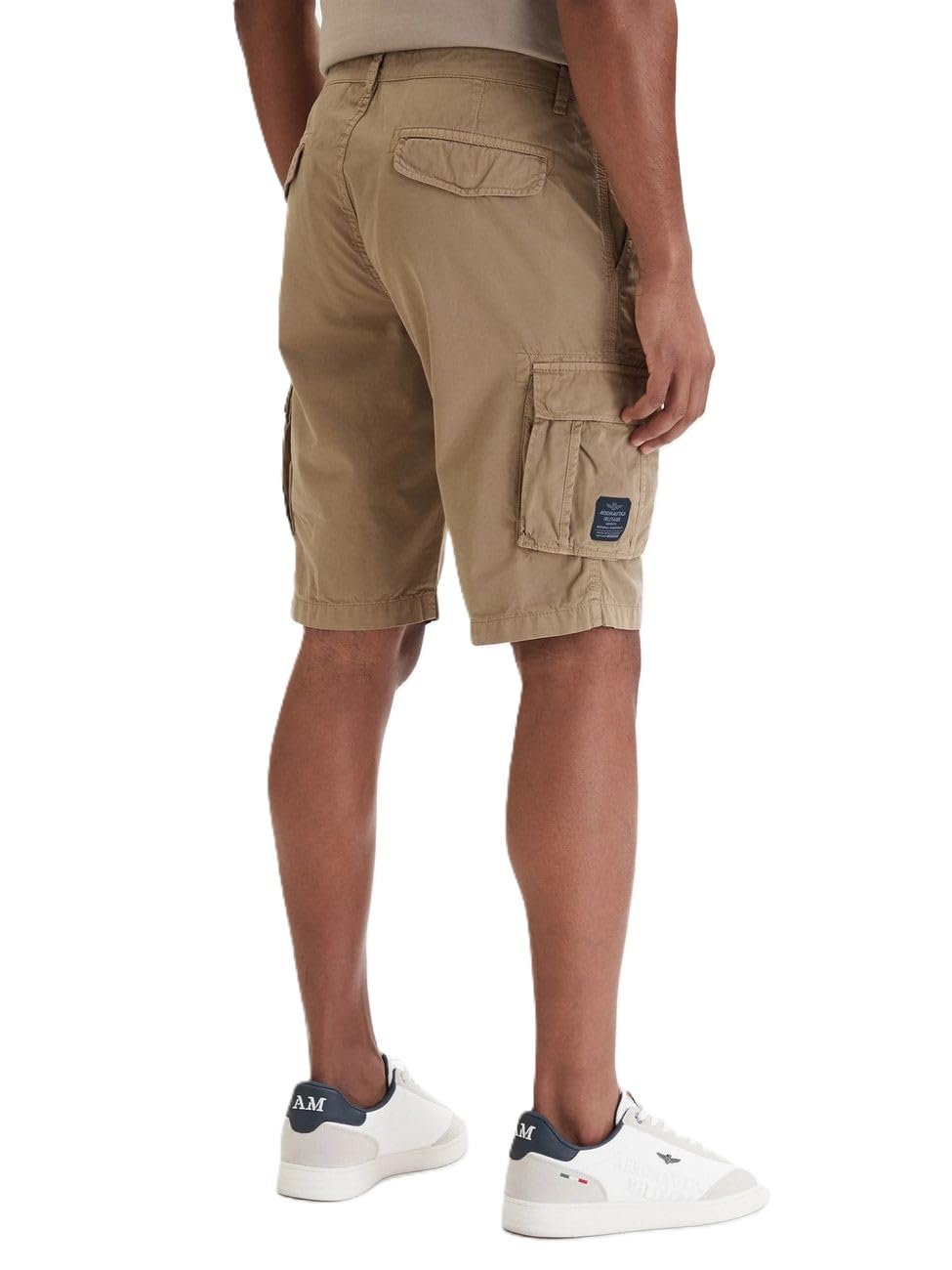 Aeronautica Militare Bermuda cargo in gabardina di cotone 261BE0066UCT01122 8057630683754-52