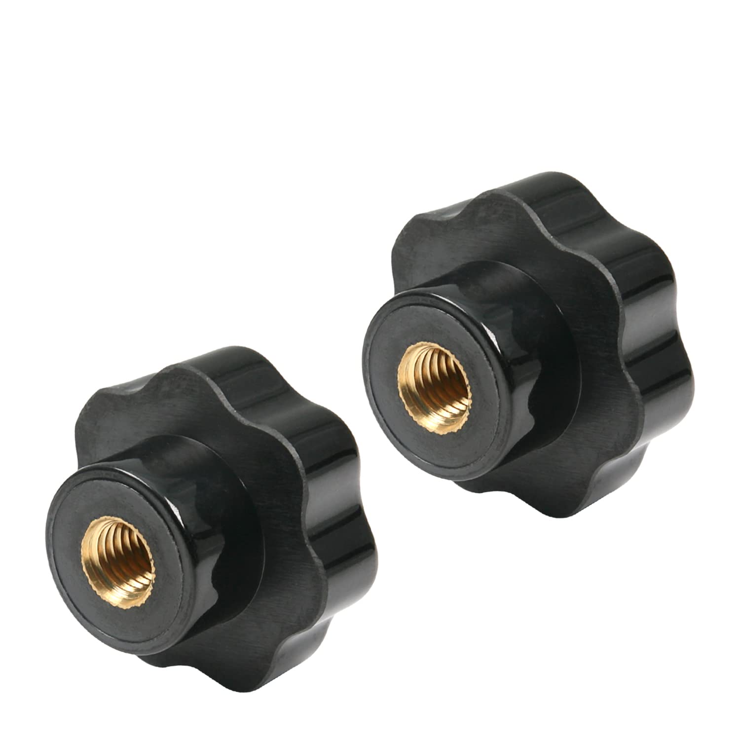 Manopole Bloccaggio M10 - Set 5 Pezzi In Ferro/ottone, Colore Nero - Foto 3