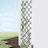 [page_title]-TRI Rank-Spalier Vario, Rankhilfe für Kletterpflanzen Rankgitter Rankleiter Rosensäule Rosenhilfe Rankgerüst, Kunststoff, verstellbar