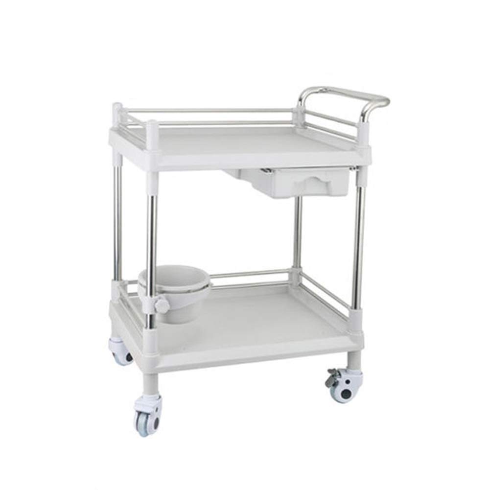Chariot de rangement à roulettes multifonction durable pour salon et spa