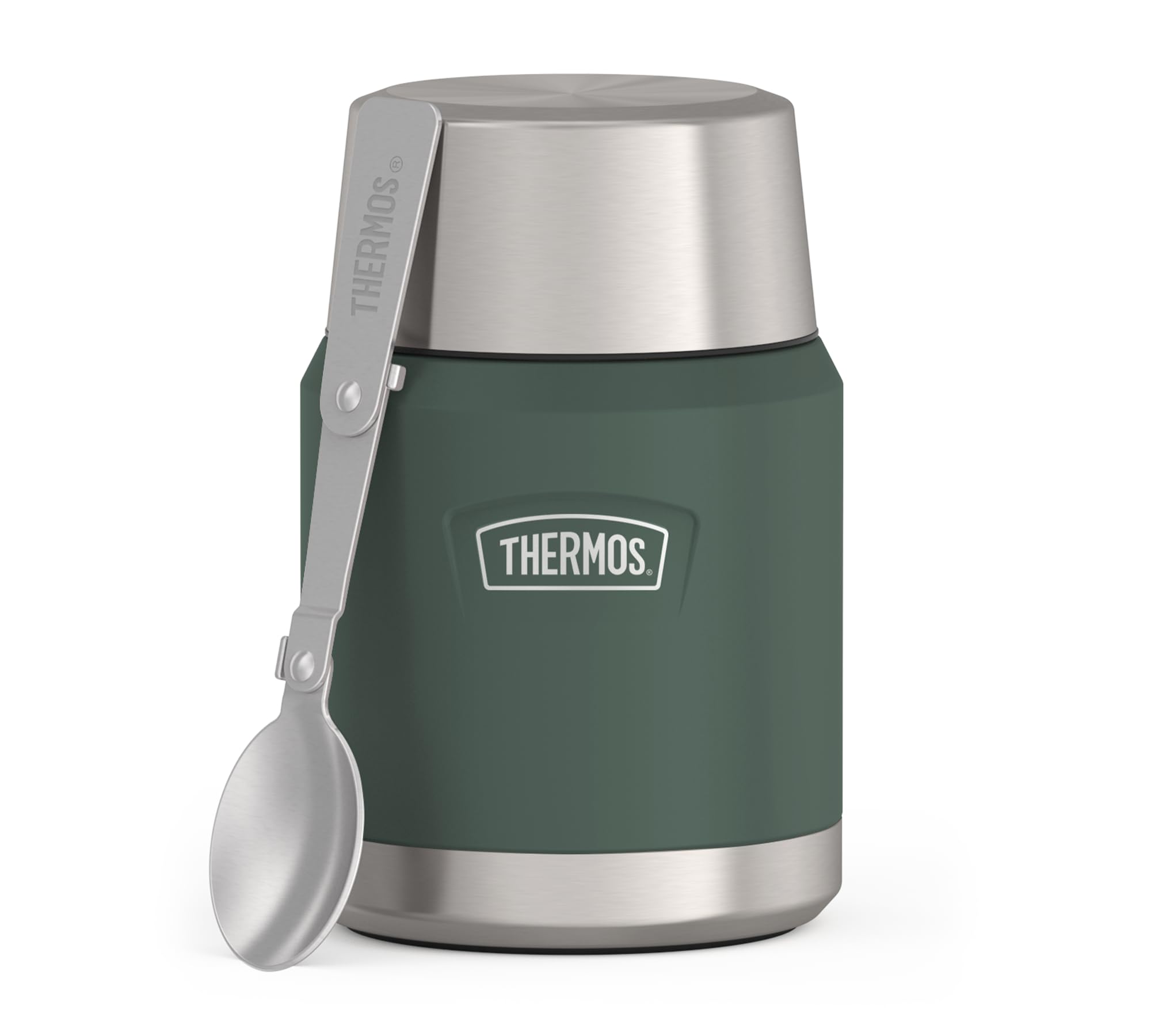 Thermos ICON Thermosfles met rietje, 0,71 l, mat grafiet, zwart, 12 uur koud, drinkfles van roestvrij staal, vaatwasmachinebestendig, BPA-vrij