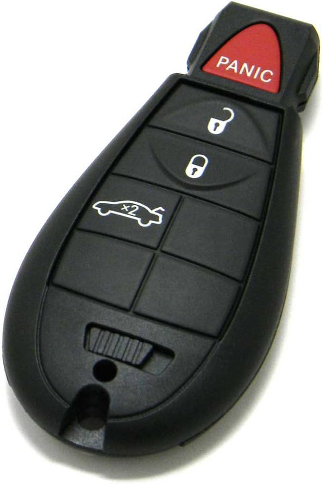 OEM 4-Button Keyless Entry Remote Key Fob Compatible with Dodge (FCC ID: IYZ-C01C, P/N: 05026886)