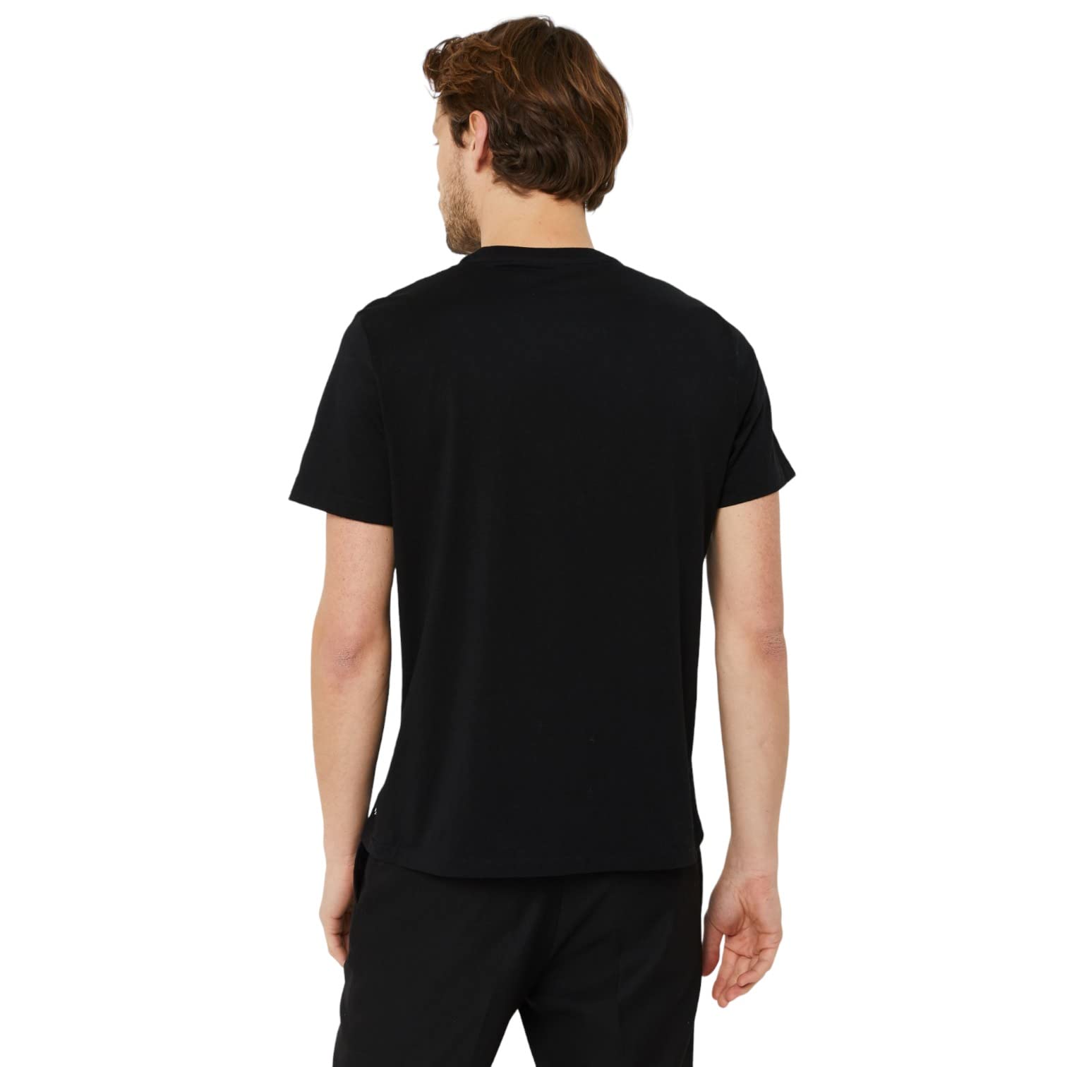 Ralph Lauren T-Shirt Mężczyźni Czarny T-Shirt Casual z Logo Print, Czarny, XXL
