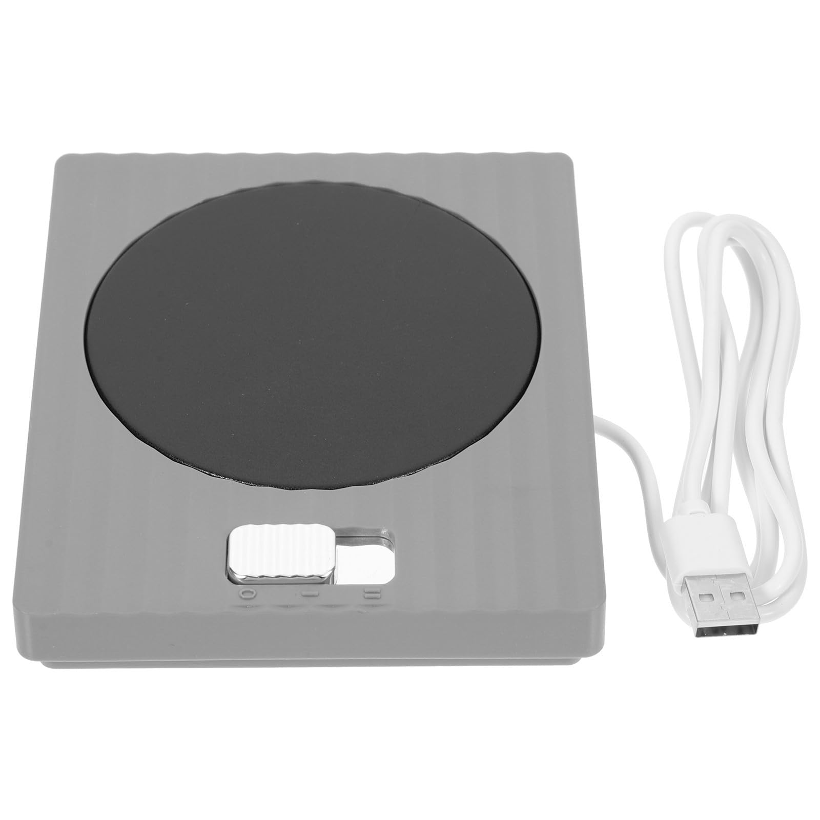 Calentador de tazas USB para escritorio con dos niveles de temperatura ajustable