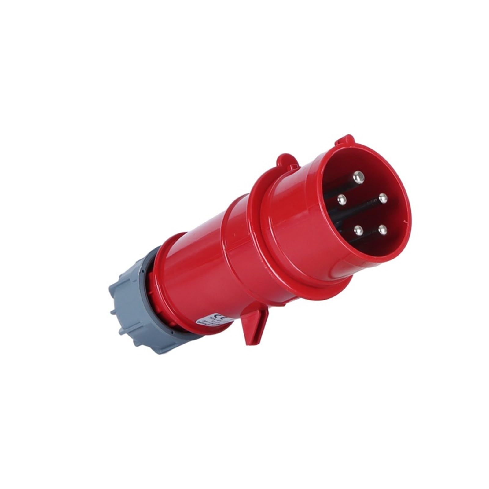 Conector industrial de aviación IP44 con toma trifásica de 5 pines para entornos exigentes