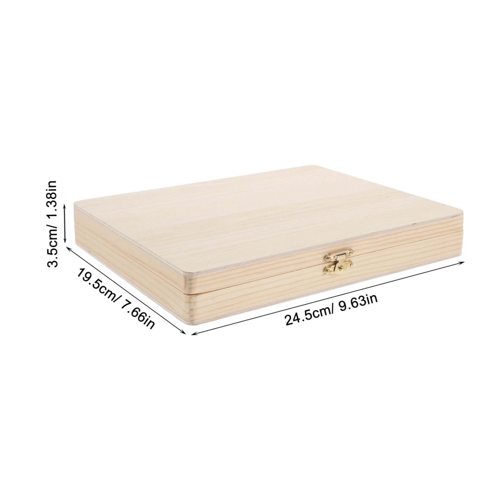 KOMBIUDA Mini Microscope Slide Holder for Boys and Girls 100 Slides Capacity Wooden Specimen Box Microscope Slide Storage Case