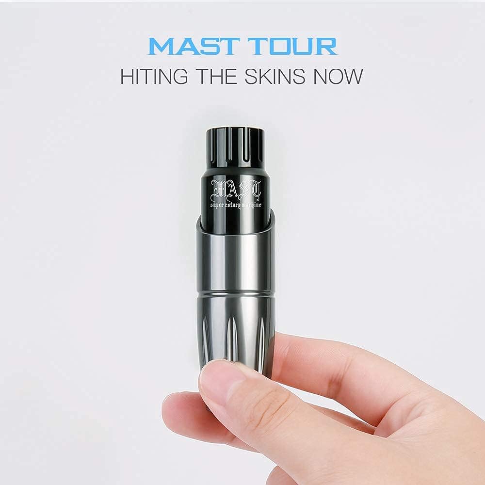 Mast Tour Wireless Rotary Tattoo Pen Machine 2Pcs Wireless Battery