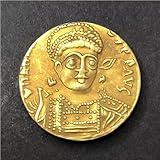 moneda griega antigua 5.Fabricadas en metal resistente y chapadas en oro/plata para adquirir un brillo único
