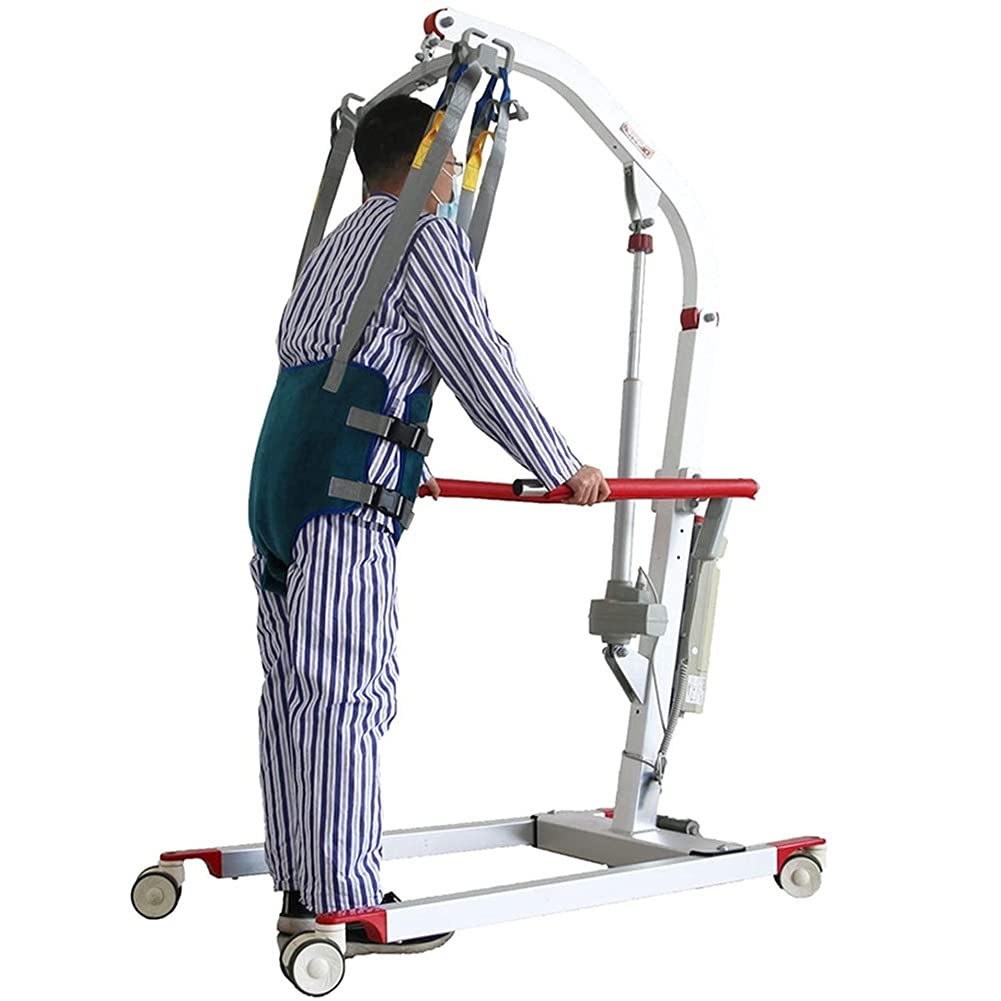 Arnés para traslados, Arnés de Elevación de Paciente de Cuerpo Completo, Cinturón para Caminar Asistido por El Paciente, para grúa de 4 Pinzas, Superacolchado, para Posicionamiento Y Elevación De La C