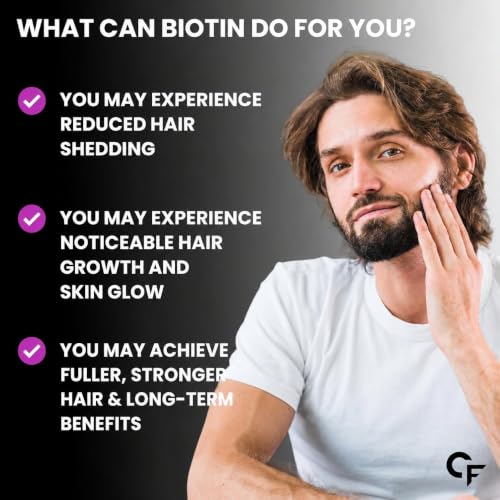 Carbamide Forte Biotin Tablets 10000 mcg 120 Count - Image 5
