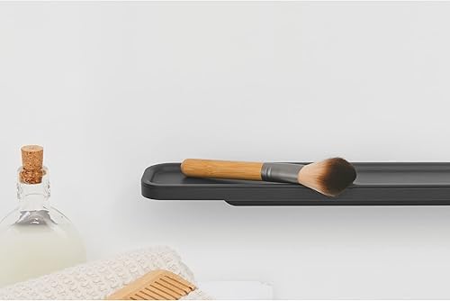 Miniatura 6 de Brabantia MindSet - Estante de baño montado en la pared, soporte para toallas (gris mineral infinito) antioxidante para soporte para cepillos de