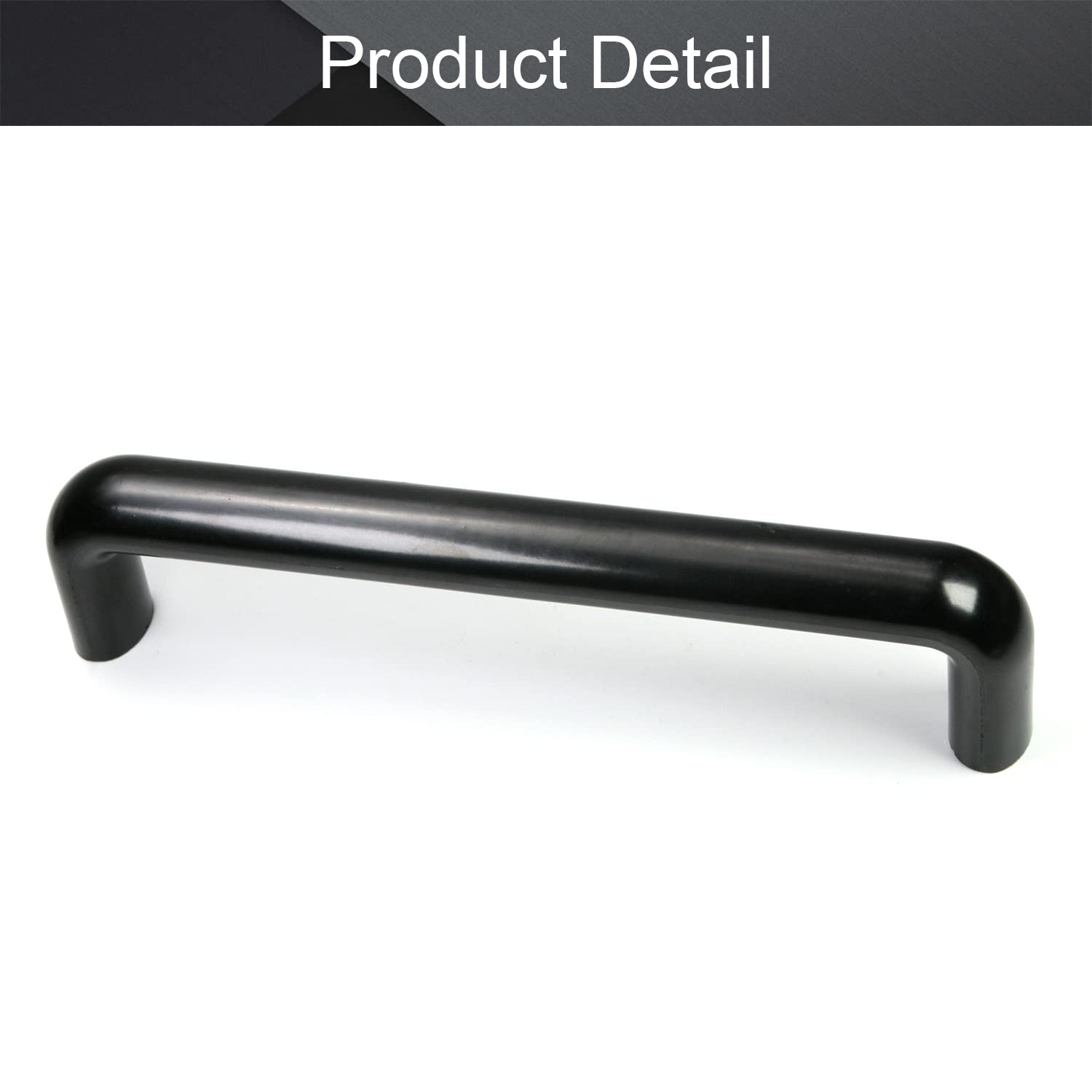Lot de 2) Poignées de meubles noires de 320 mm pour armoires de cuisine, poignées de tiroir