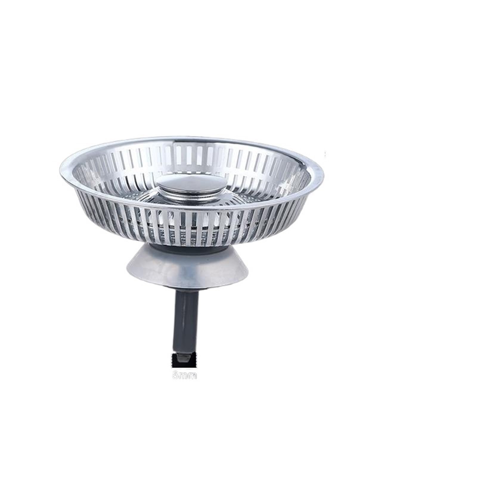 Kitchen Sink Drainage Filter Detachable Food Catcher Strainer Stopper Combo Pop-up Embedded Basket for Kitchen