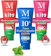 Mouthology Kid's Toothpaste (Strawberry and Watermelon) and 10% Nano Hydroxyapatite Toothpaste (Fluoride Free)