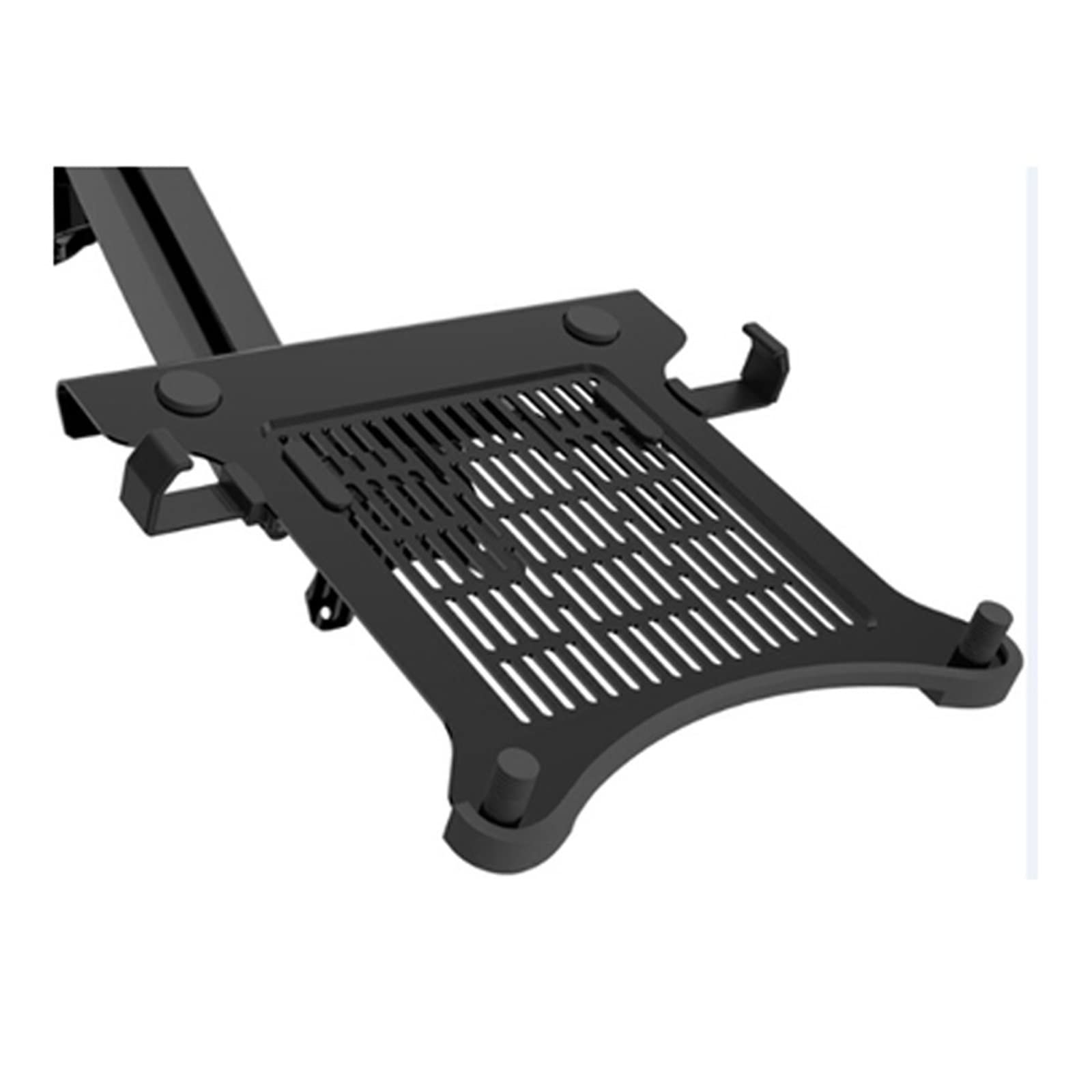 Plateau ordinateur portable DA1-TRAY robuste en acier pour support de moniteur