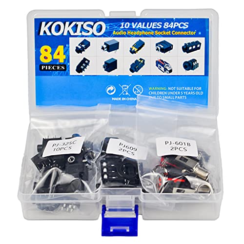 Kit 84 Pcs Conectores Jack Stereo Hembra PCB miniatura 1