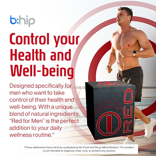 Image of bHIP - Red For Men (Fit) - Supplement Formula, Amino Acid - 30 Servings | Features an Amino Acid Complex, Green Tea Extract, Botanical Extracts to Support Energy and Daily Performance in Men