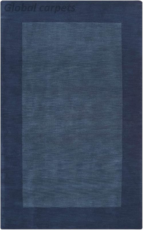 Image of Carpets and Rugs Handwoven Woolen Thick Floral and Contemporary Designs for Area Rugs, Carpets for Living Room, Bedroom, Hall Size 7x9 feet