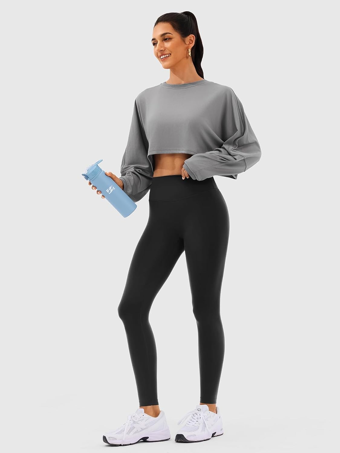 High Waisted Leggings for Women - Athletic Running Gym Leggings for Activewear and Training - Image 4