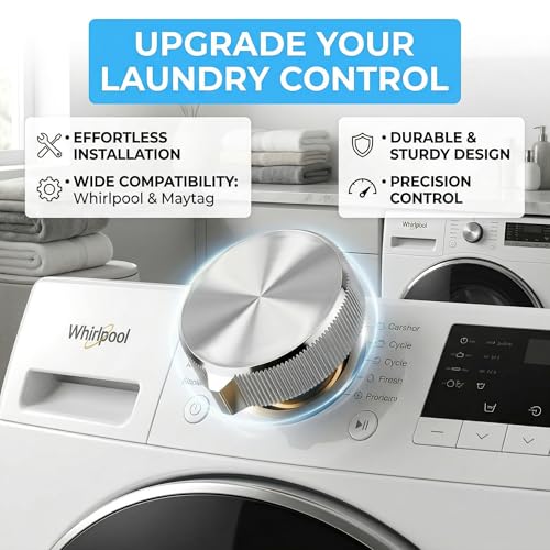 Boutons W11675852 de commande compatibles sèche-linge Maytag et Whirlpool