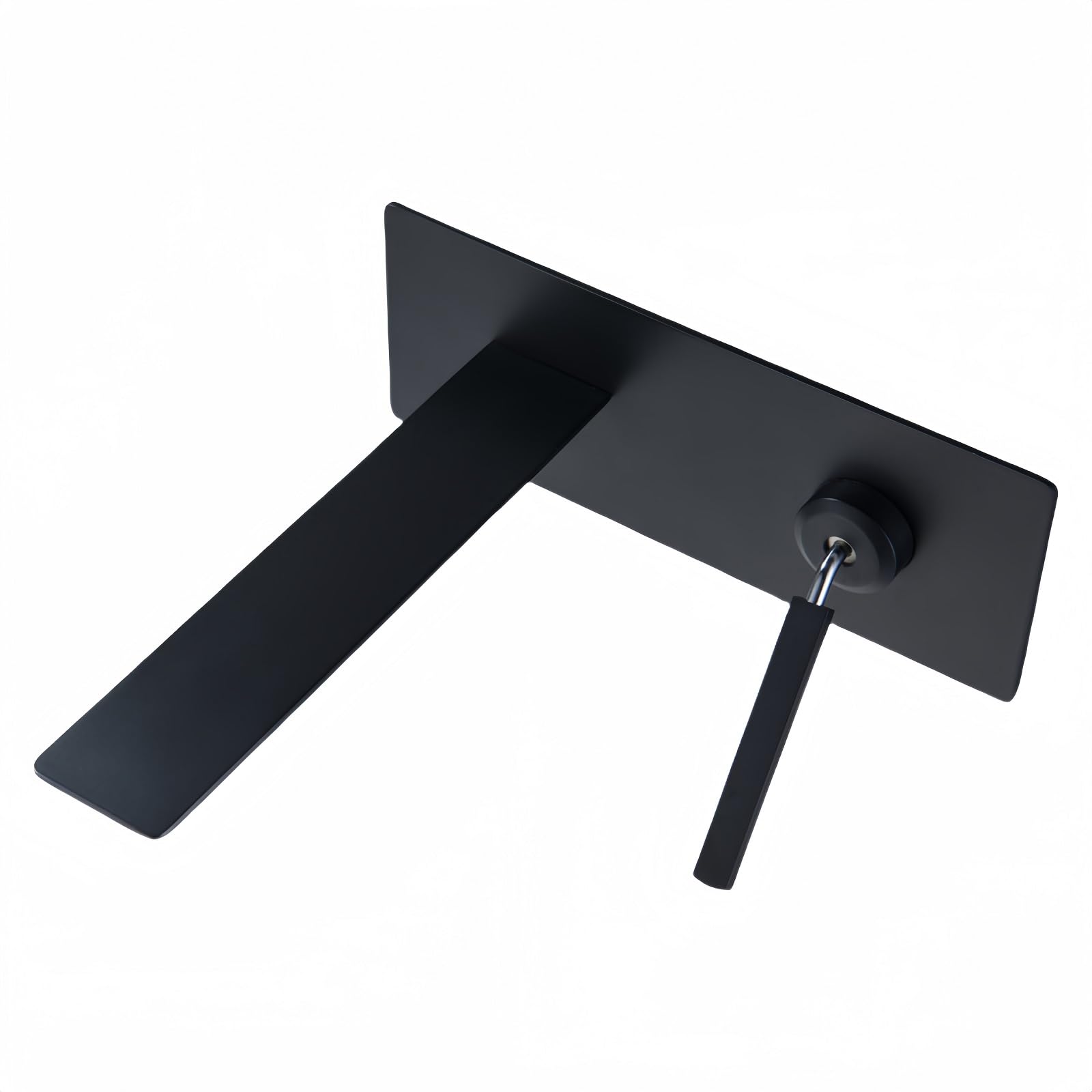 ZYCHSJXA Copper Wash Hot and Cold Control Water Outlet Basin Concealed Faucet (Black Panel)