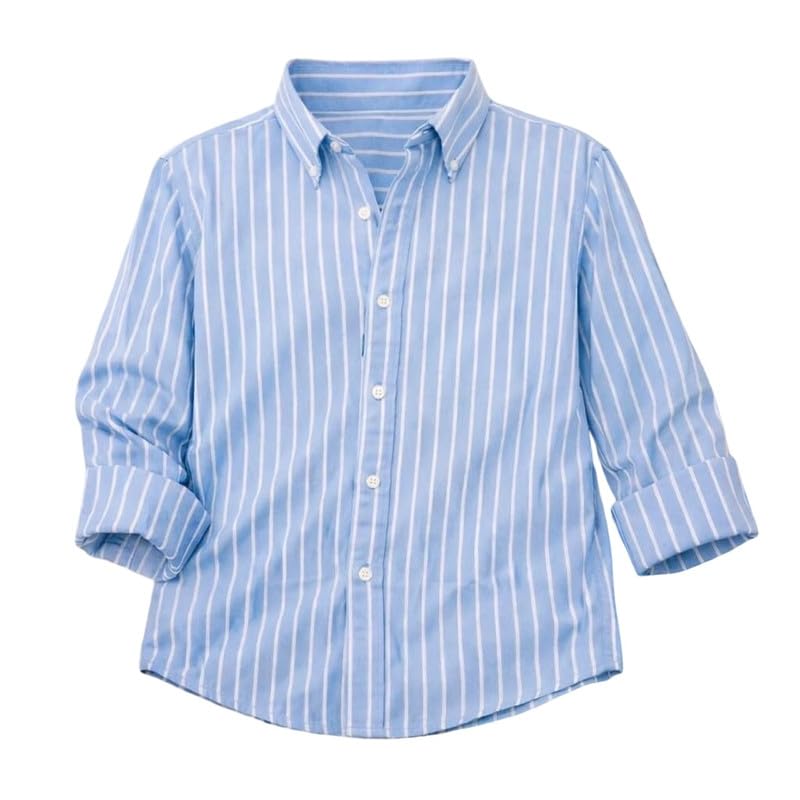 Image of Kids Cotton Full Sleeve Shirt Casual Look Comfortable Stylish Outfit for Boys Everyday Use