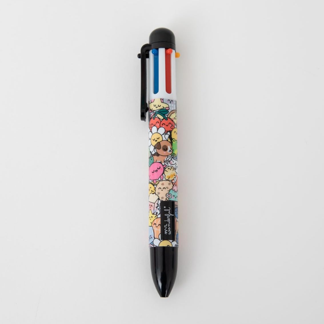 Mr. Wonderful - Multi-coloured pen - Pen with 6 colours - Characters