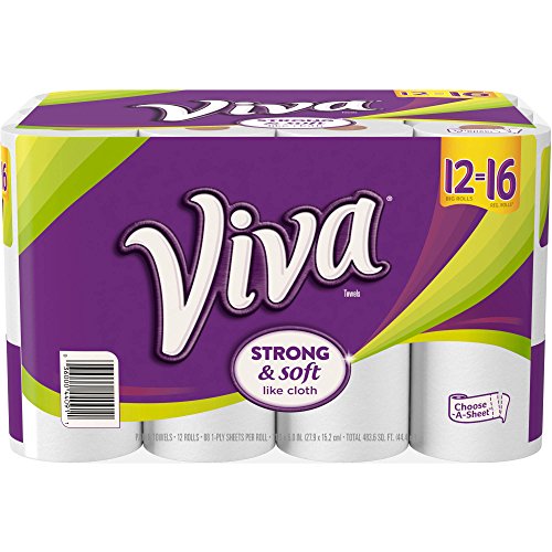 Viva Paper Towels Choose-A-Sheet 12 Big Rolls - //coolthings.us