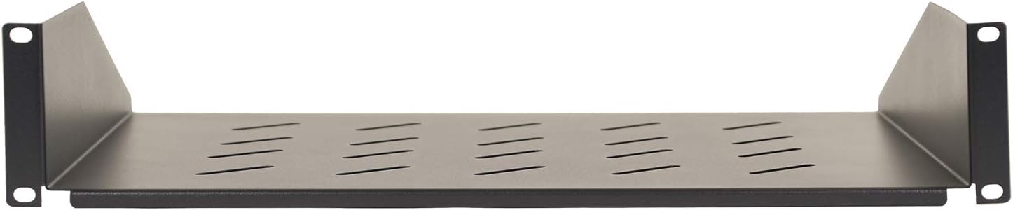 Aeons 2U Universal Server Rack Shelf Vented Rackmount Cantilever Shelf 14" Deep, for 19” IT Network Rack Cabinet Enclosure - Fixed Server Rack Cabinet Shelf