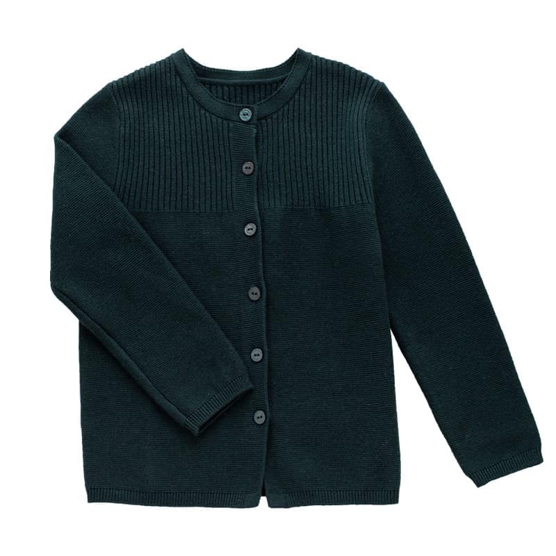 Girls' Cotton Knit Cardigan - Soft, Breathable