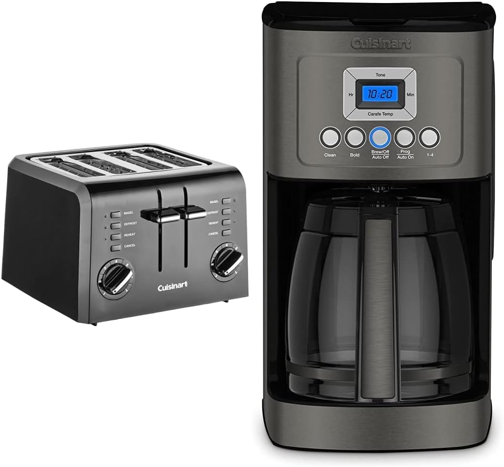 Cuisinart Toaster (CPT-142BK) and Coffee Maker (DCC-3200BKSP1)