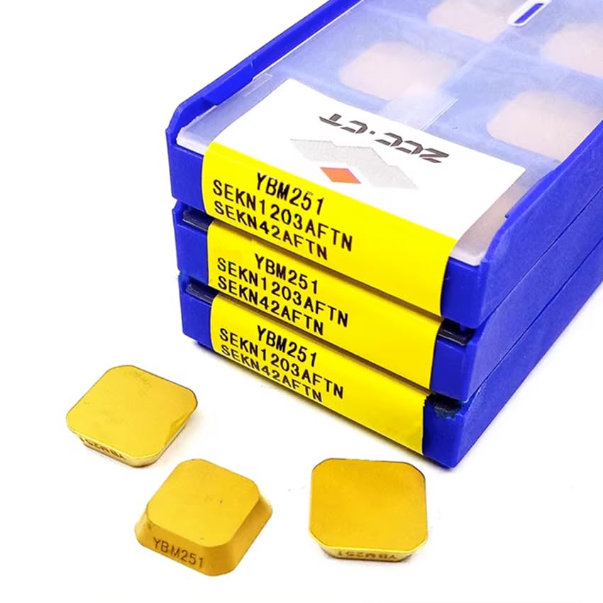Tool Part for SEKN1203AFTN YBD152/SEKN1203AFTN YBM251/SEKN1203AFTN YBM253/SEKN1203AFTN YBM351/SEKN1203AFTN YD201 CNC Inserts - (Angle: SEKN1203AFTN YBM253 / Shank Diameter: 100pcs (10 Box))