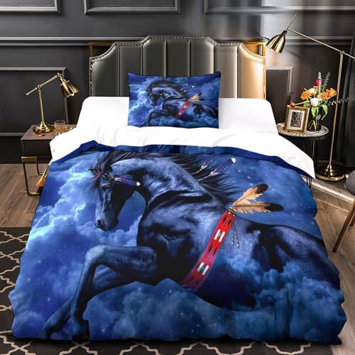 Housse de couette microfibre de qualité supérieure parure lit 3D - 4