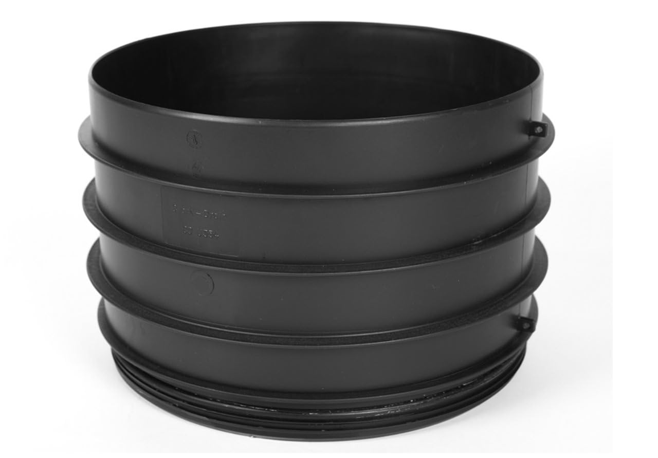 Clark-Drain 320mm Manhole Inspection Chamber, Underground Drainage Manhole, 5-Intel Base (400mm Height Riser with Rubber Seal)