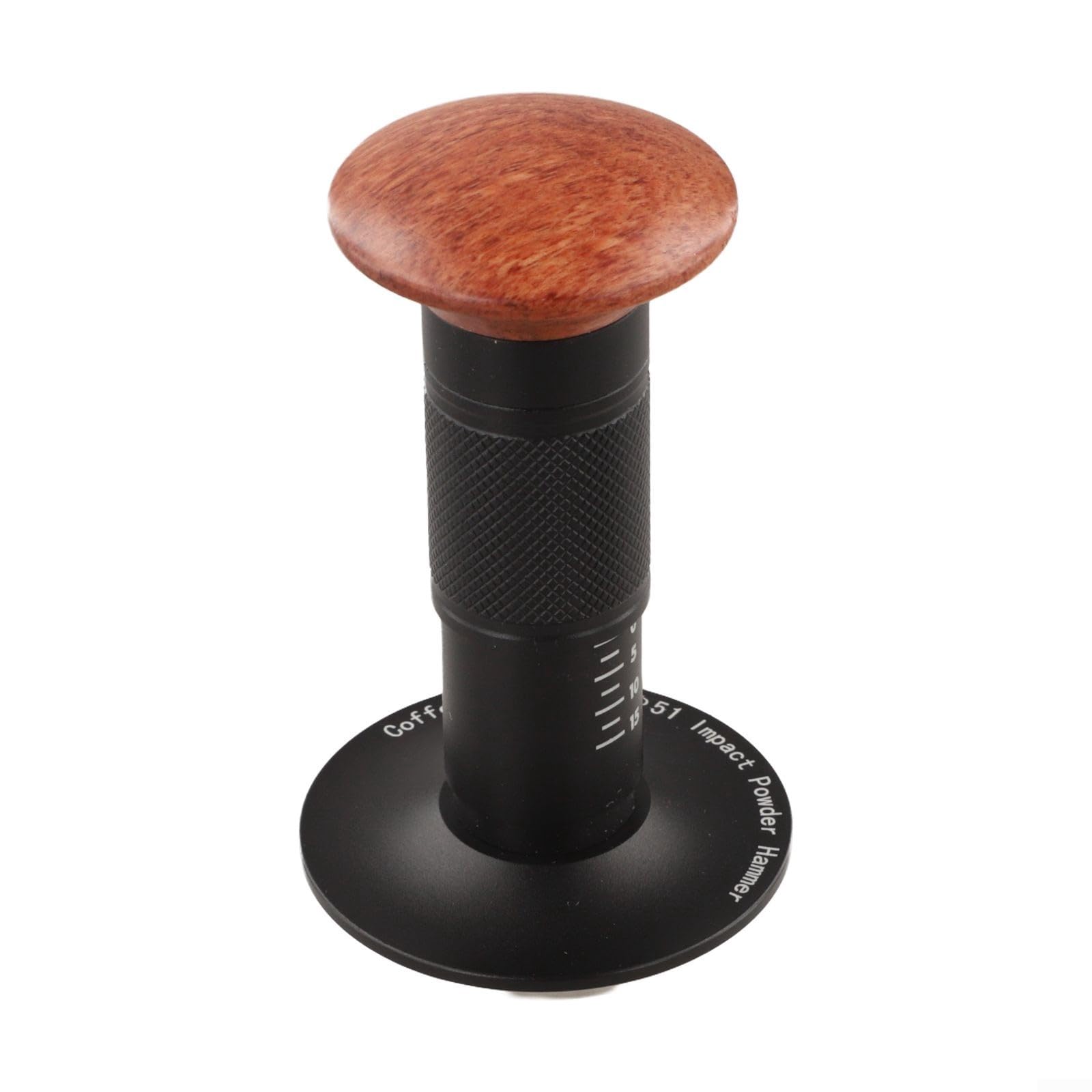 Tamper espresso 53 mm, fondo ondulato per barista per espresso (53 mm)