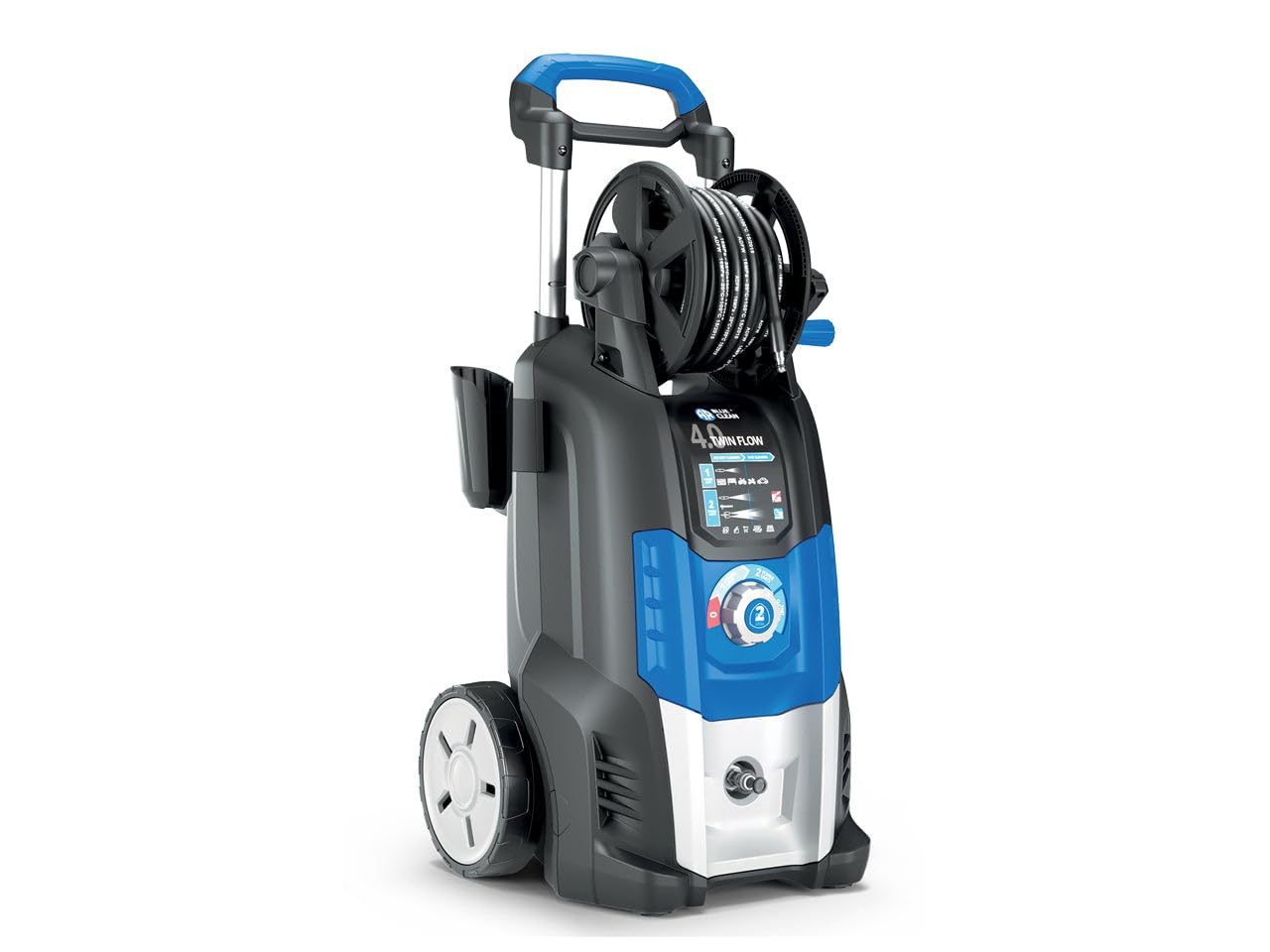 Annovi Reverberi 4.0 Twin Flow Idropulitrice ad Alta Pressione con Dualtech System (2500 W, 150 Bar, 810 l/h), Blu