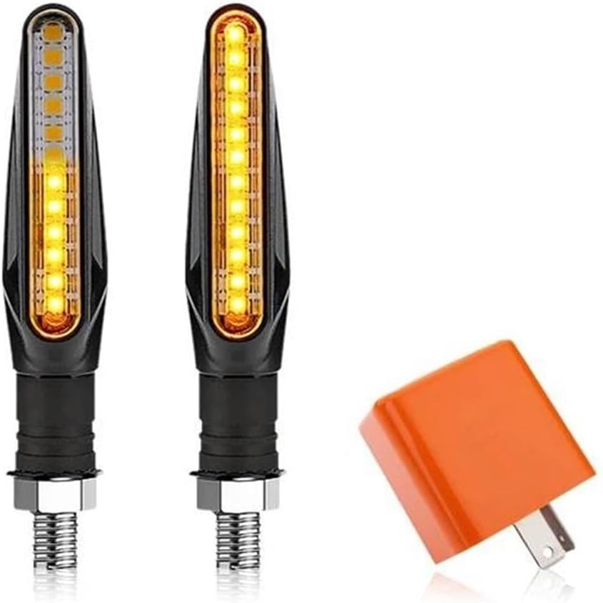 Turning Indicators Motorcycle Turn Signals Light For Sym For Jet X125 For Jet 14 Directional Indicators Flasher Flowing Lamp Flashing Lights(2 Pieces and Relay)
