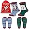 Softcozy 2 Pairs Christmas Fluffy Socks Novelty Bed Sock Warm Thermal Slipper Sleeping Socks with Anti-Slip Christmas Gifts for Family, One Size