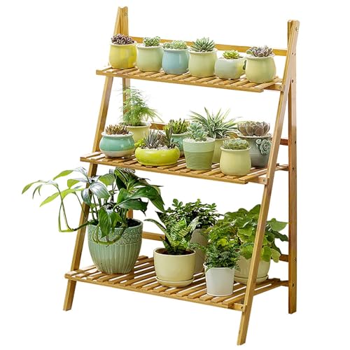 Support à plantes à 3 niveaux pour petits balcons manquant d'espace de rangement - 2