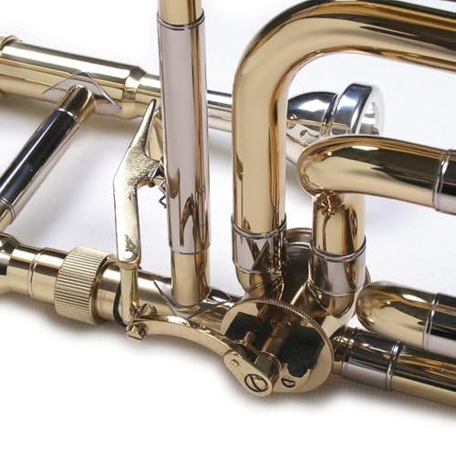 Bb Tenor Posaune Quartventil, verchromter Innenzug, Softkoffer, Mundstück