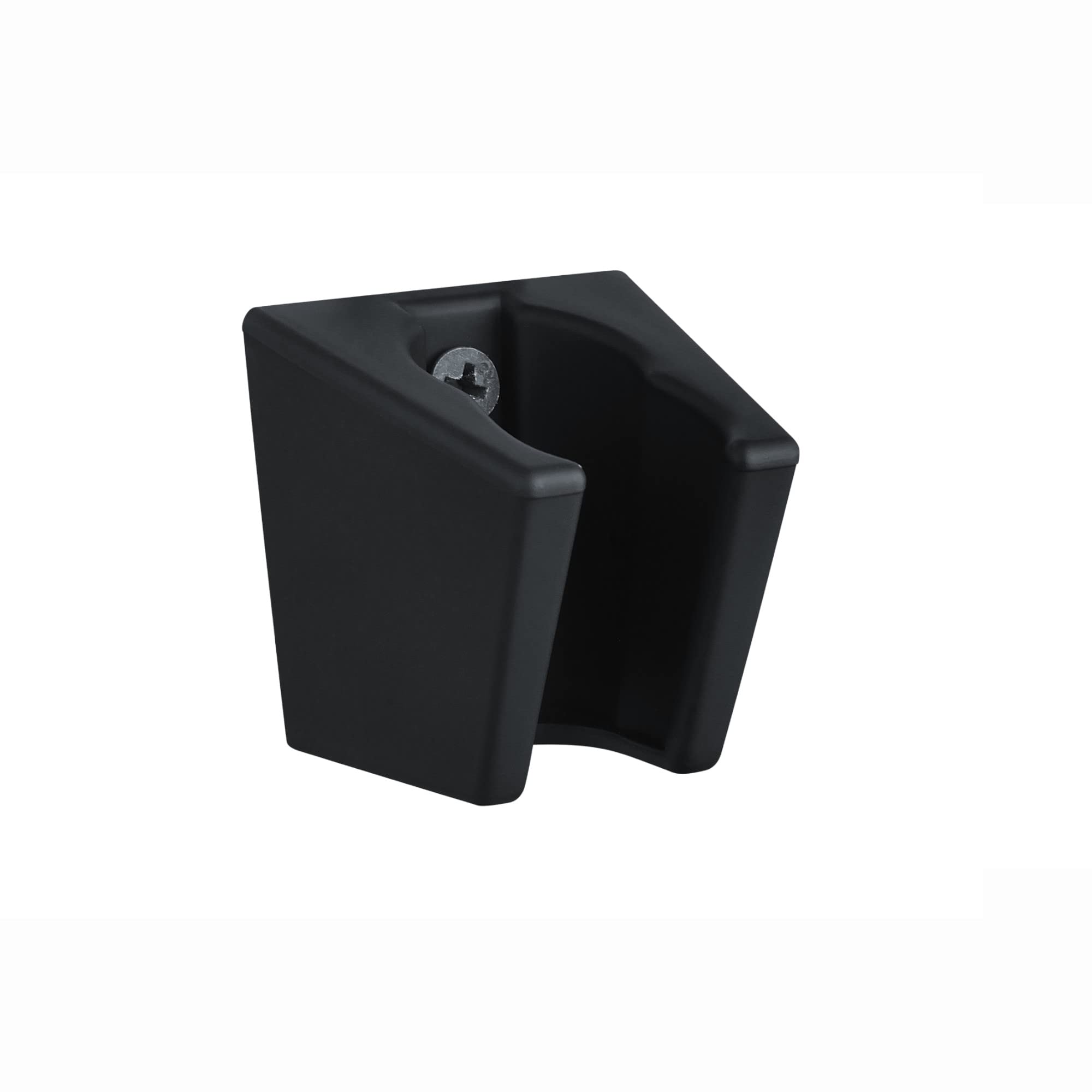 Enki Black B27, Abs Handset Parking Bracket Wall Shower Head Holder, Matte
