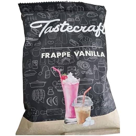 Tastecraft vanilla frappe 1 kg vanilla flavor powder