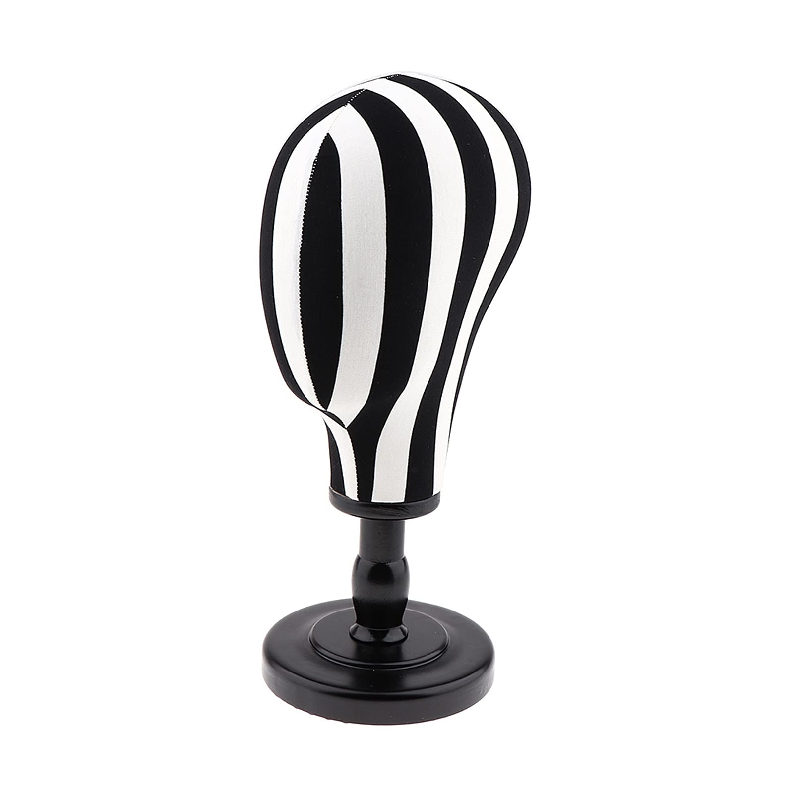 Perückenkopf Freestand Perücken Schaufensterpuppe, Perücken, die Styling-Hut-Display-Halter-Ständer mit hölzernem Support-Rack herstellen