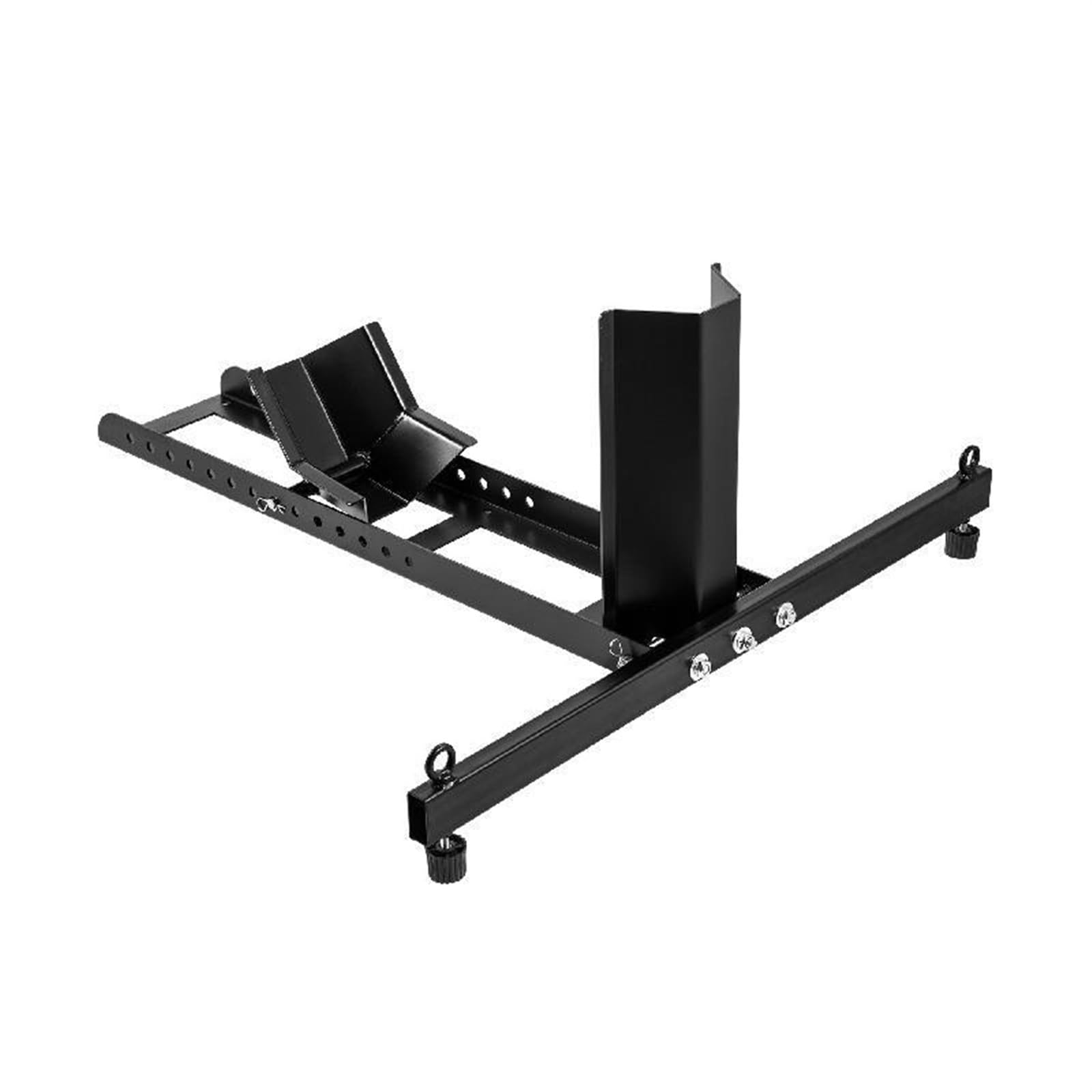 Regulowany klin przedniego koła motocykla/rower 1500/1800 Lbs nośność opony składany stalowy stojak podnoszący(1800 lbs)