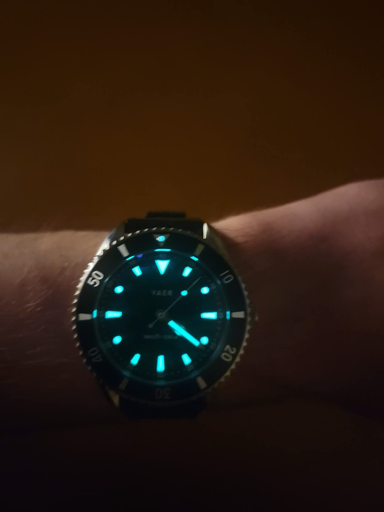 43/mo Finance Vaer DS4 Solar Dive Watch for Men Ocean Ready 20 ATM